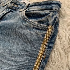 ZARA Jeans with golden accent